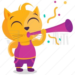 吹笛子的猫图标