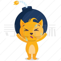 带着炸弹的猫图标