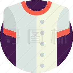 棒球运动衫图标