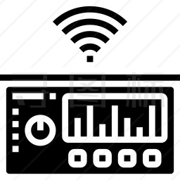 汽车收音机图标