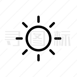 太阳图标