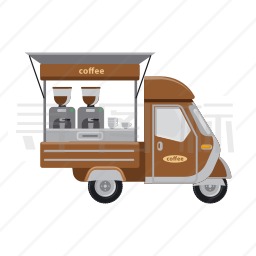 咖啡车图标