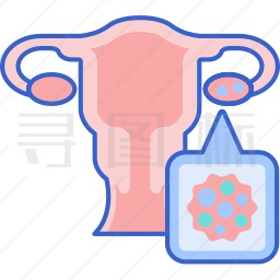 卵巢癌图标