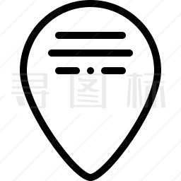 吉他拨片图标