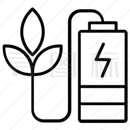 植物能源图标