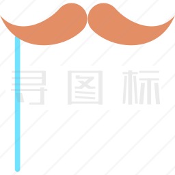 小胡子图标