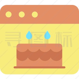 生日蛋糕图标