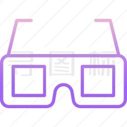 3D眼镜图标