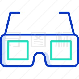 3D眼镜图标