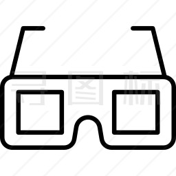 3D眼镜图标