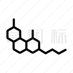 大麻结构图标