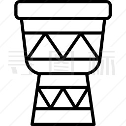 邦戈鼓图标