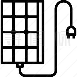 太阳能电池板图标