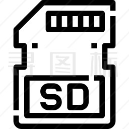 SD卡图标