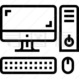 台式计算机图标