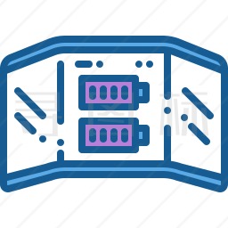 双电池图标