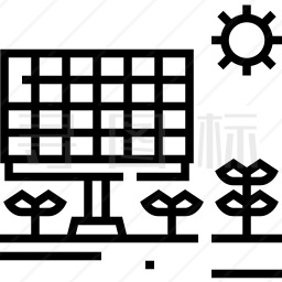 太阳能电池图标