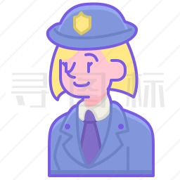 女警察图标