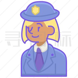 女警察图标