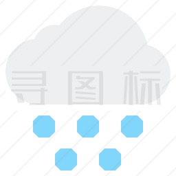 冰雹图标