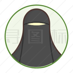 穆斯林女人图标