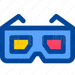 3D眼镜图标