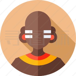 非洲男人图标