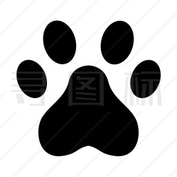 猫爪印图标