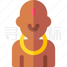 非洲男人图标