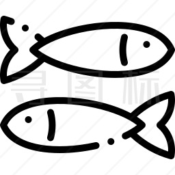 沙丁油鱼图标