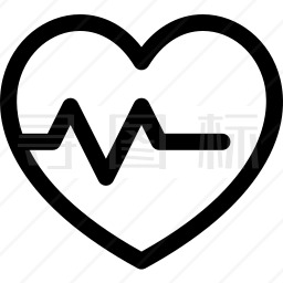 心脏病发作图标