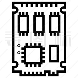 微处理器图标