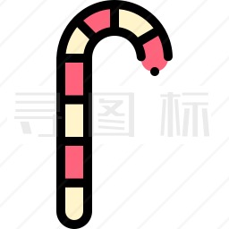 糖果手杖图标