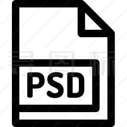 PSD图标