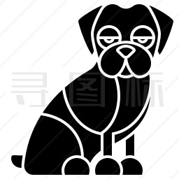 罗威犬图标