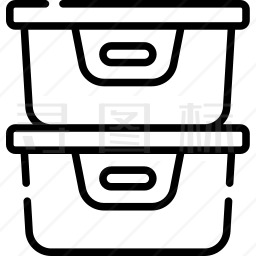 食品容器图标
