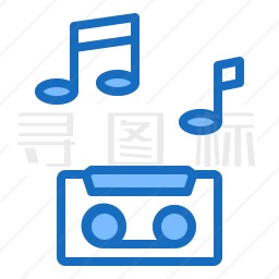 盒式录音带图标