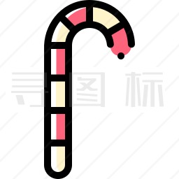 糖果手杖图标