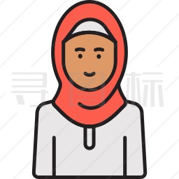 穆斯林女人图标