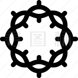 荆棘王冠图标 有svg Png Eps格式 寻图标