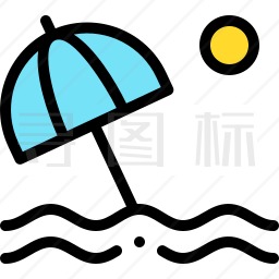 太阳伞图标