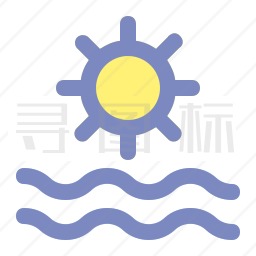 波浪图标