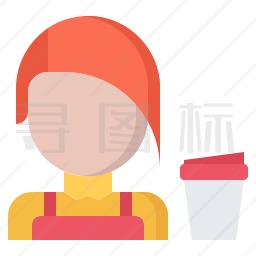 咖啡服务员图标