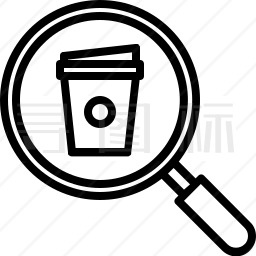 搜索咖啡图标