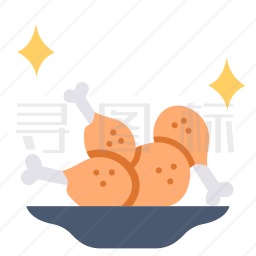 鸡腿图标