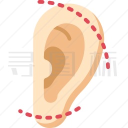 耳廓成形术图标