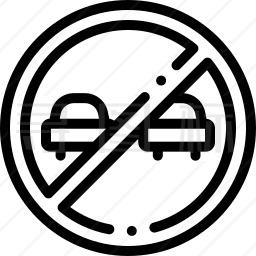 禁止超车图标