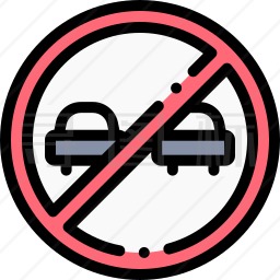 禁止超车图标