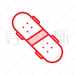 滑板图标