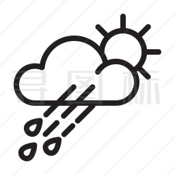 白天下雨图标